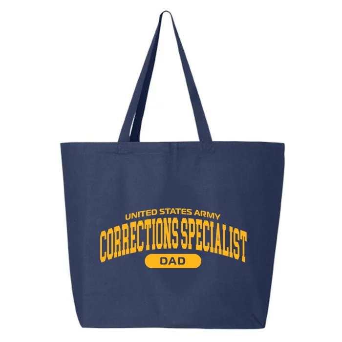 Proud Army Corrections Specialist Dad Gift 25L Jumbo Tote