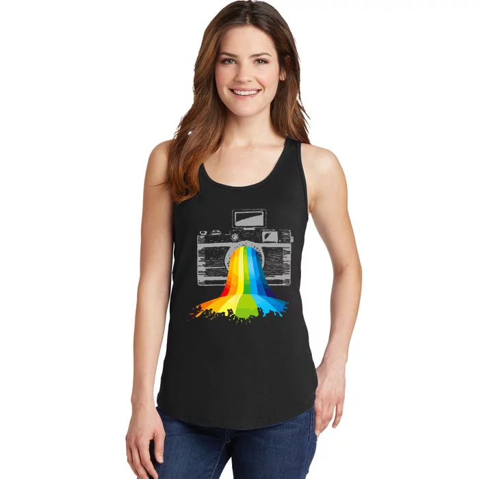 Photography Artist Camera Art Photographer Gift Ladies Essential Tank