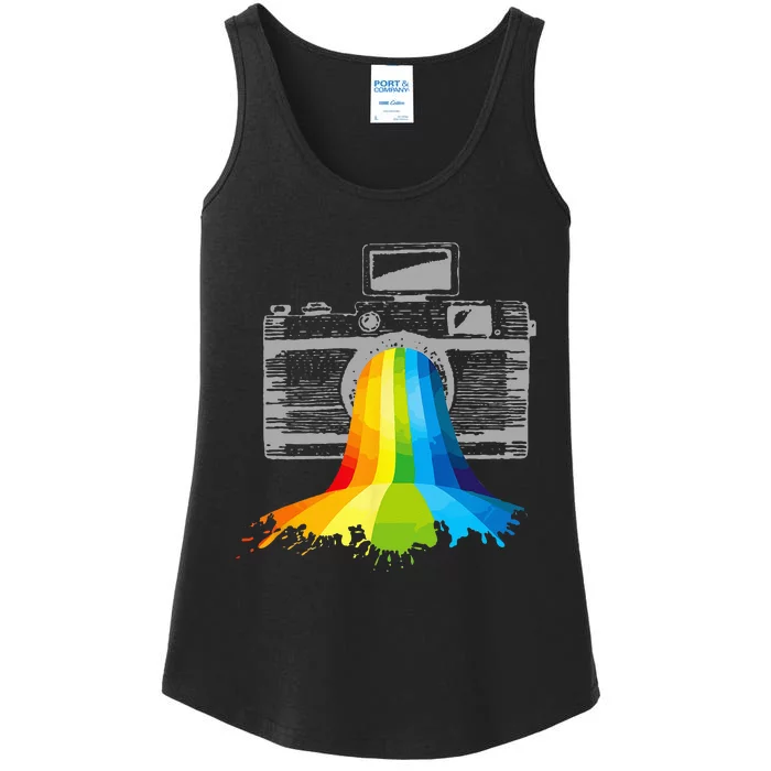 Photography Artist Camera Art Photographer Gift Ladies Essential Tank