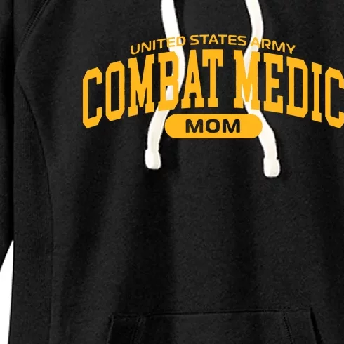 Proud Army Combat Medic Mom Women's Fleece Hoodie