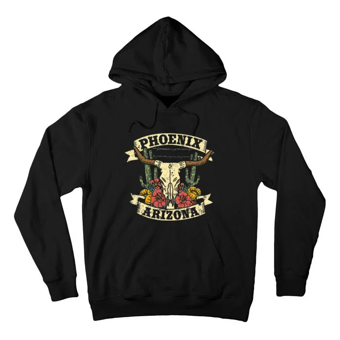 Phoenix Arizona Design Desert Vintage Cactus Tall Hoodie