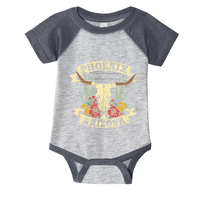 Phoenix Arizona Design Desert Vintage Cactus Infant Baby Jersey Bodysuit