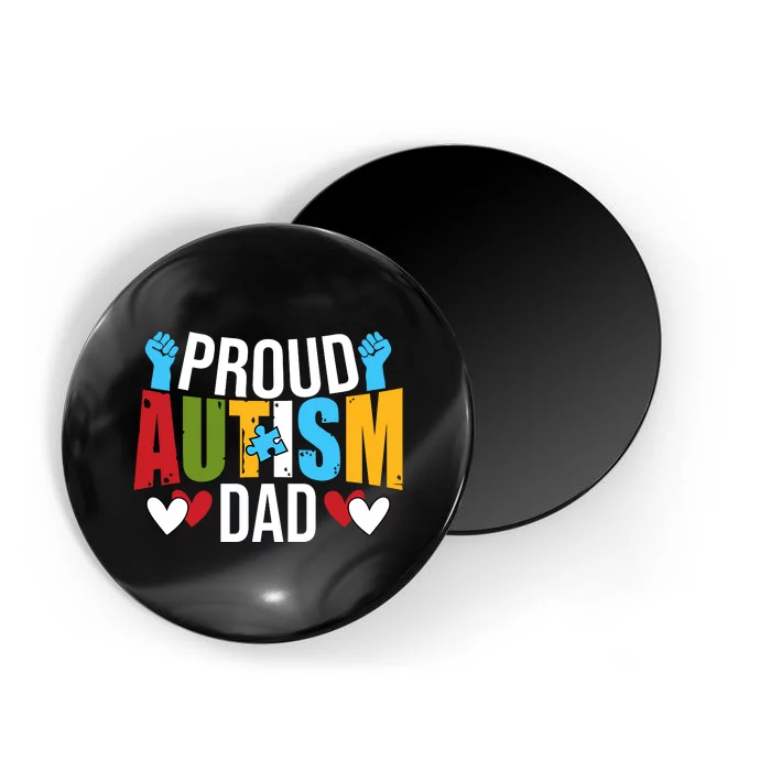 Proud Autism Dad Autism Awareness Day Magnet