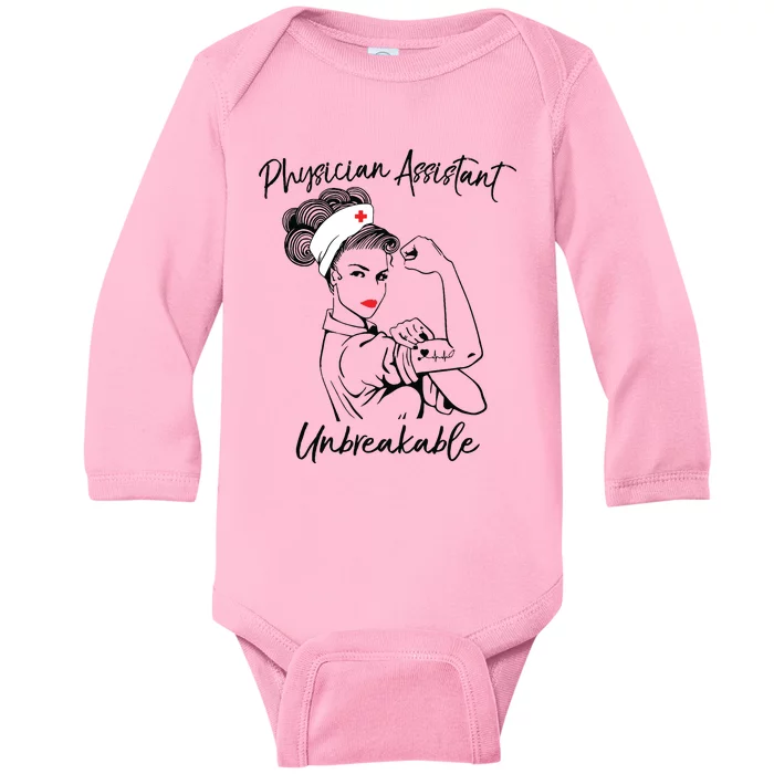 Physician Assistants Doctors Gift Baby Long Sleeve Bodysuit