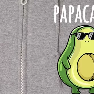 Pregnancy Announcements Dad Funny Papacado Full Zip Hoodie