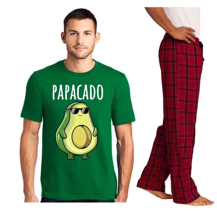 Pregnancy Announcements Dad Funny Papacado Pajama Set