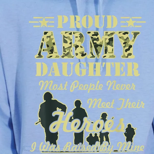 Proud Army Daughter Gift Unisex Surf Hoodie