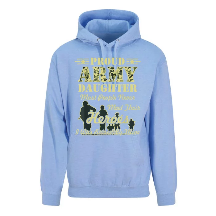 Proud Army Daughter Gift Unisex Surf Hoodie