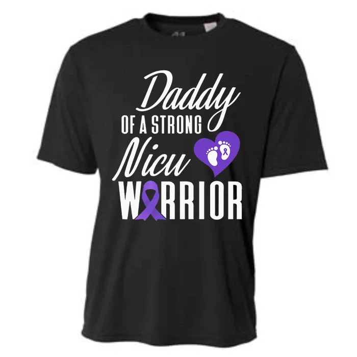 Prematurity Awareness Daddy Nicu Warrior Preemie Dad Cooling Performance Crew T-Shirt