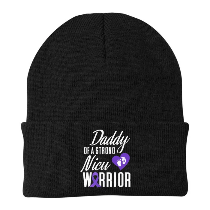 Prematurity Awareness Daddy Nicu Warrior Preemie Dad Knit Cap Winter Beanie