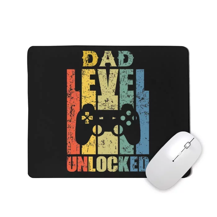 Pregnancy Announcement Dad Level Unlocked Soon To Be Father Mousepad