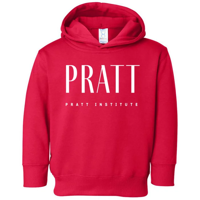 Pratt Art Deco Style College Toddler Hoodie