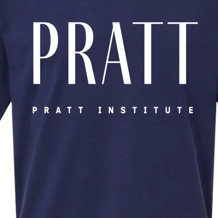 Pratt Art Deco Style College Sueded Cloud Jersey T-Shirt