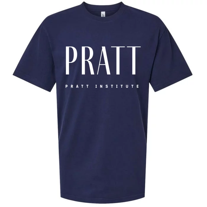 Pratt Art Deco Style College Sueded Cloud Jersey T-Shirt