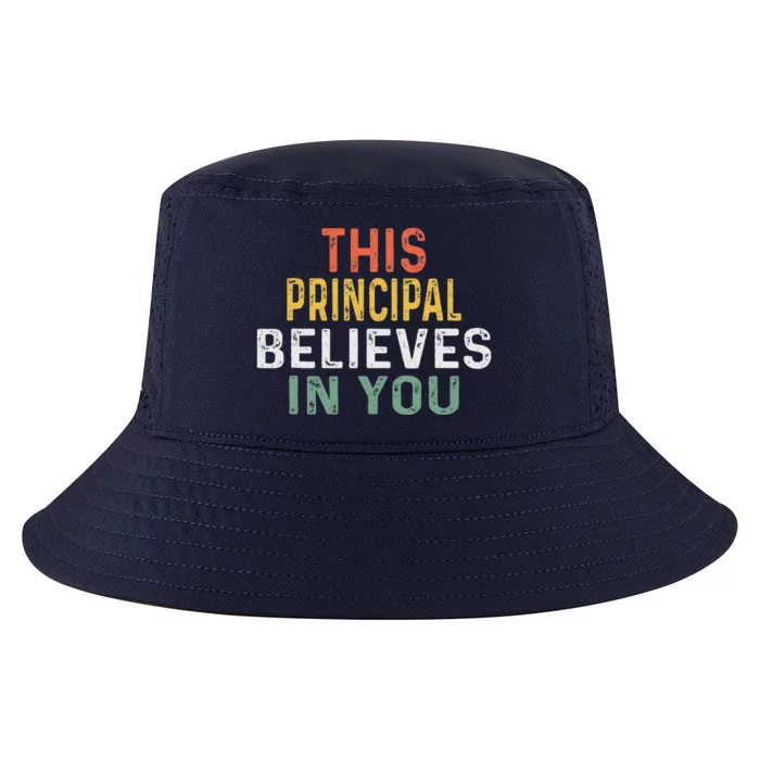 Principal Appreciation Design This Principal Believes In You Cool Comfort Performance Bucket Hat