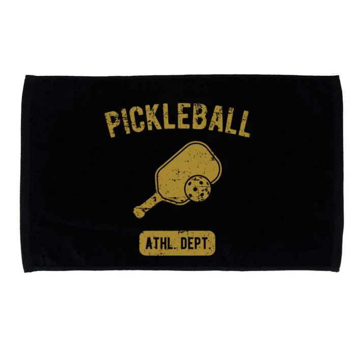 Pickleball Athletic Departt Distressed Style Design Great Gift Microfiber Hand Towel