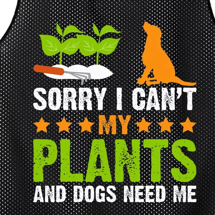 Plants And Dog Lover Gardener Funny Gardening And Dogs Lover Mesh Reversible Basketball Jersey Tank