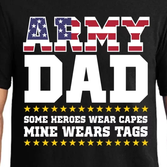 Proud Army Dad Military Dad My Hero Gift Pajama Set