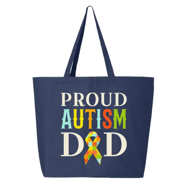 Proud Autism Dad S Autism Awareness 25L Jumbo Tote