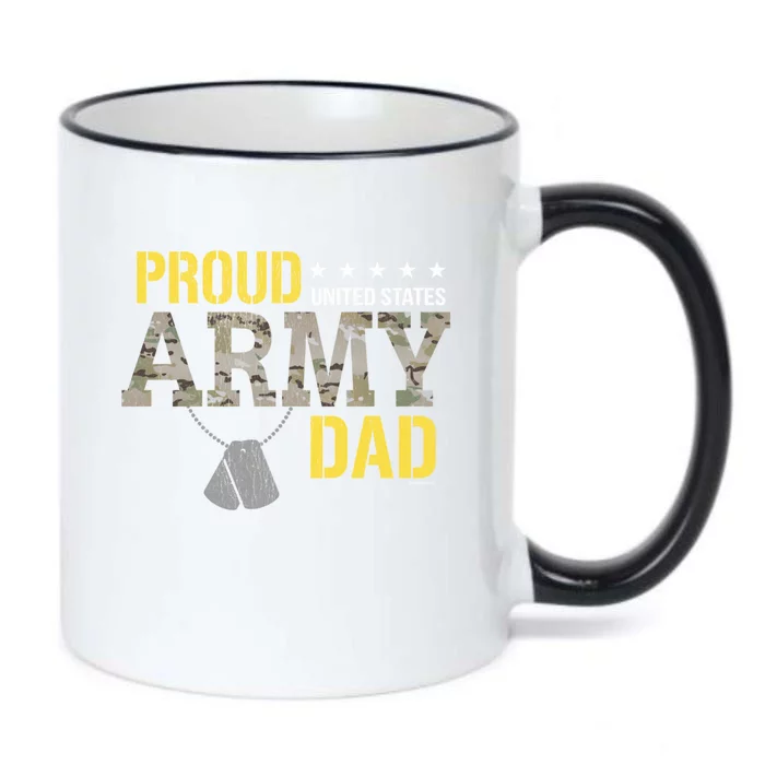 Proud Army Dad Show Your Pride Dad Cool Gift Black Color Changing Mug