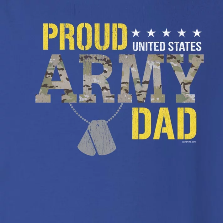 Proud Army Dad Show Your Pride Dad Cool Gift Toddler Long Sleeve Shirt