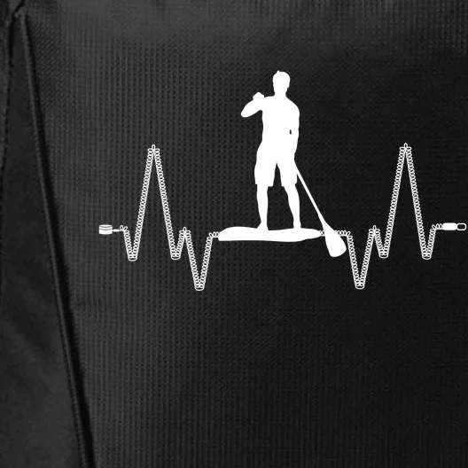 Paddle Board Heartbeat City Backpack