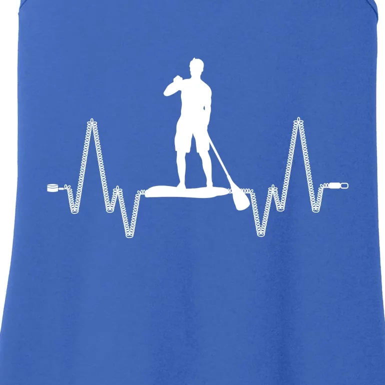 Paddle Board Heartbeat Ladies Essential Tank