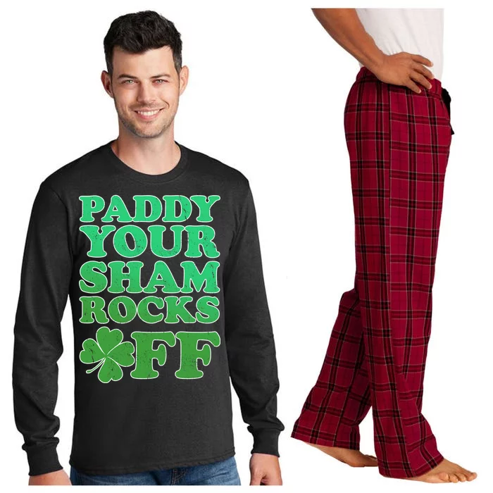 Paddy Your Shamrocks Off Clover Long Sleeve Pajama Set