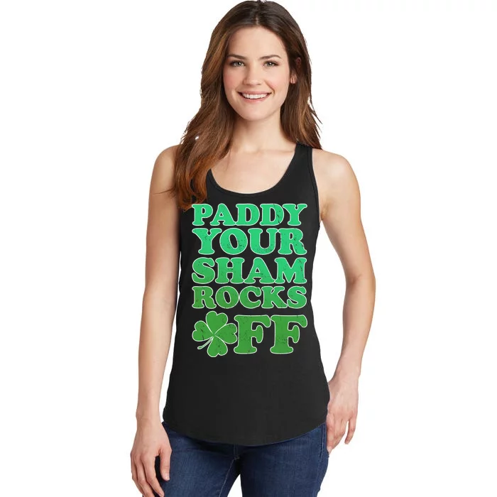 Paddy Your Shamrocks Off Clover Ladies Essential Tank