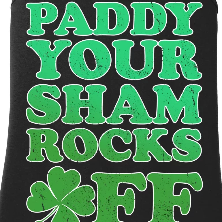 Paddy Your Shamrocks Off Clover Ladies Essential Tank