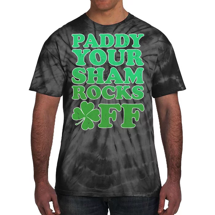 Paddy Your Shamrocks Off Clover Tie-Dye T-Shirt