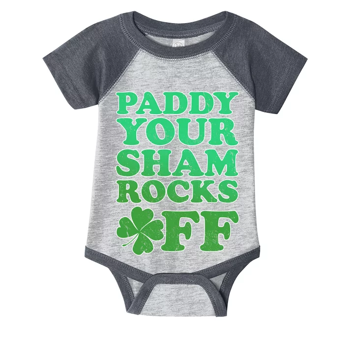 Paddy Your Shamrocks Off Clover Infant Baby Jersey Bodysuit