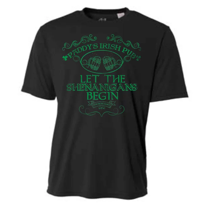 Paddy's Irish Pub Let The Shenanigans Begin Cooling Performance Crew T-Shirt