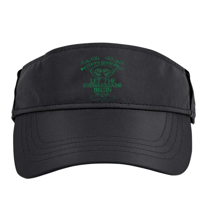 Paddy's Irish Pub Let The Shenanigans Begin Adult Drive Performance Visor