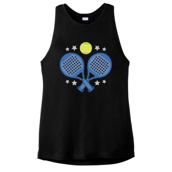 Padel Rackets Ladies Tri-Blend Wicking Tank