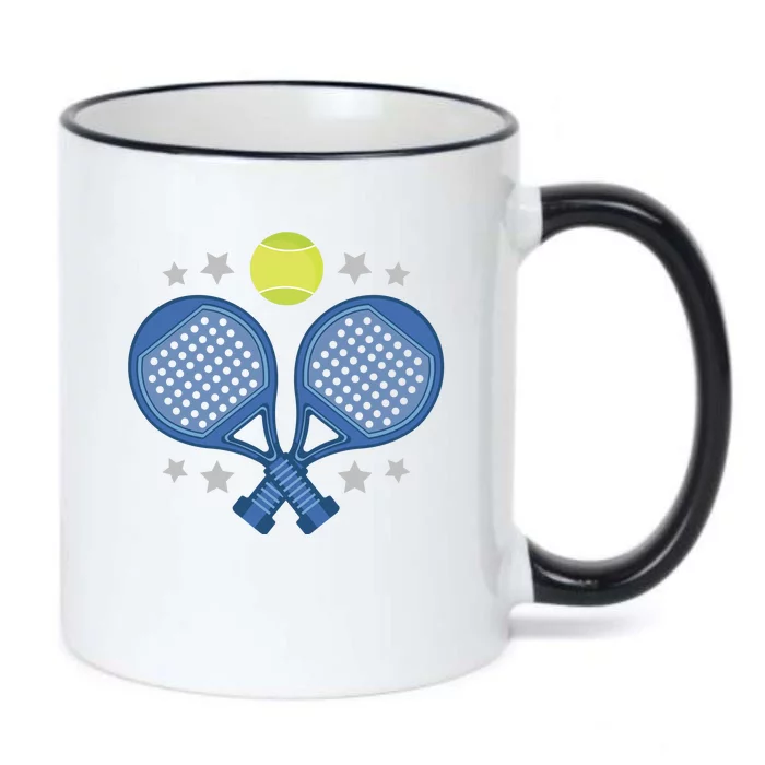 Padel Rackets Black Color Changing Mug