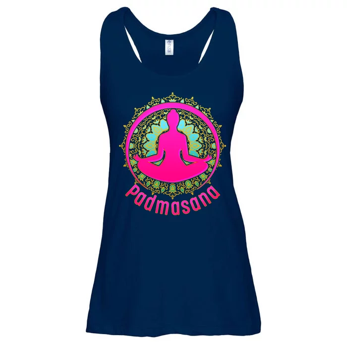 Padmasana Yoga Lotus Pose Ladies Essential Flowy Tank