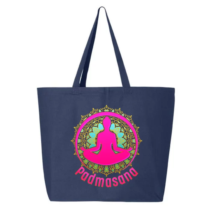 Padmasana Yoga Lotus Pose 25L Jumbo Tote