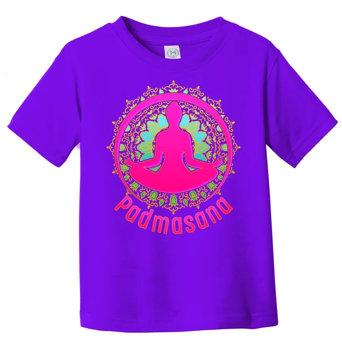 Padmasana Yoga Lotus Pose Toddler T-Shirt