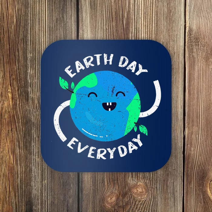 Planet Anniversary Earth Day Everyday Funny Earth Day Coaster