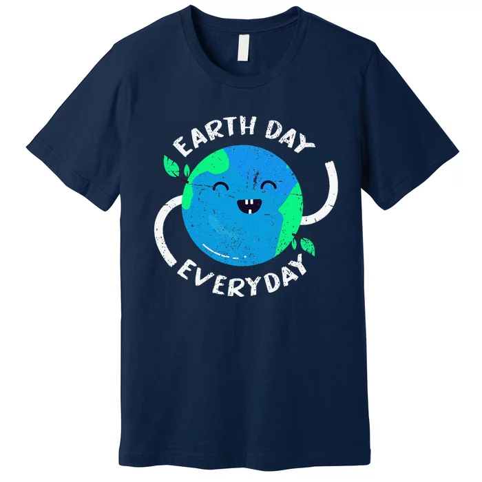 Planet Anniversary Earth Day Everyday Funny Earth Day Premium T-Shirt