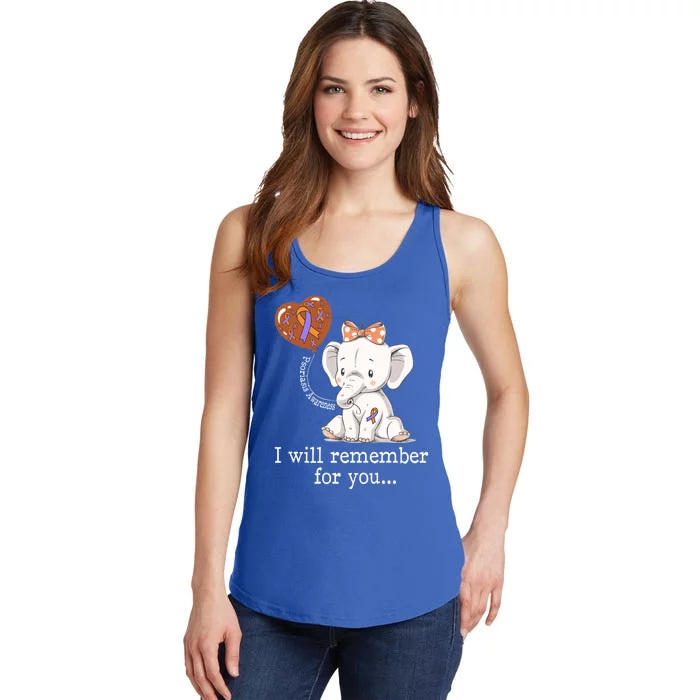 Psoriasis Awareness Elephant Gift Ladies Essential Tank