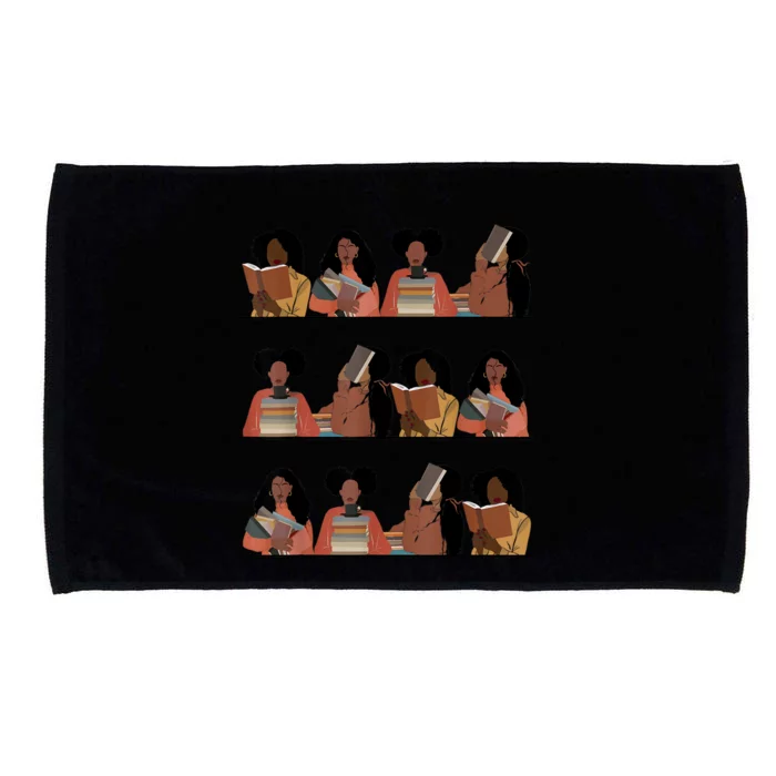 Pretty And Educated Black Women Read African American BHM Microfiber Hand Towel