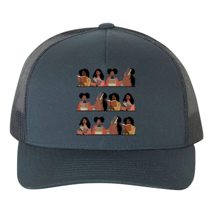 Pretty And Educated Black Women Read African American BHM Yupoong Adult 5-Panel Trucker Hat