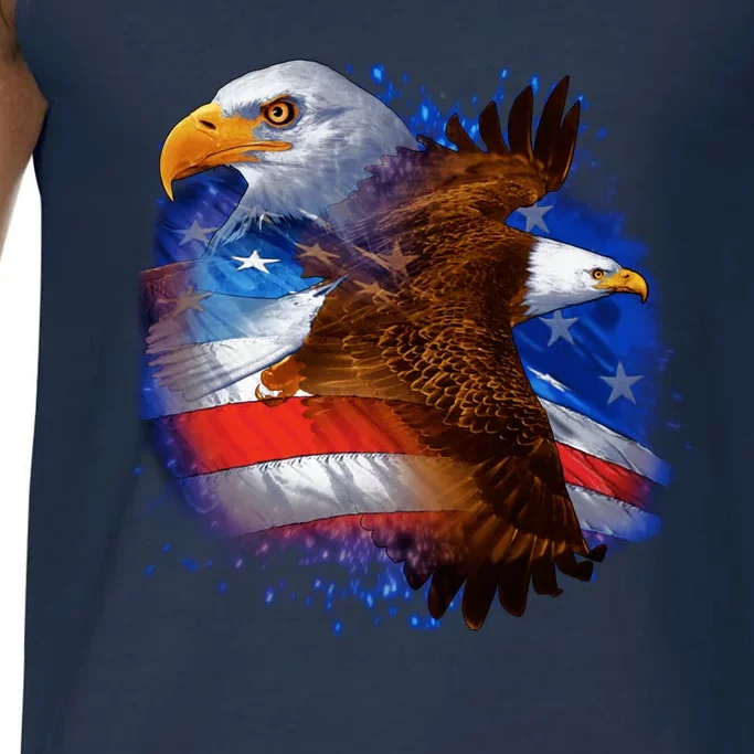 Patriotic American Eagle USA Flag Comfort Colors® Tank Top