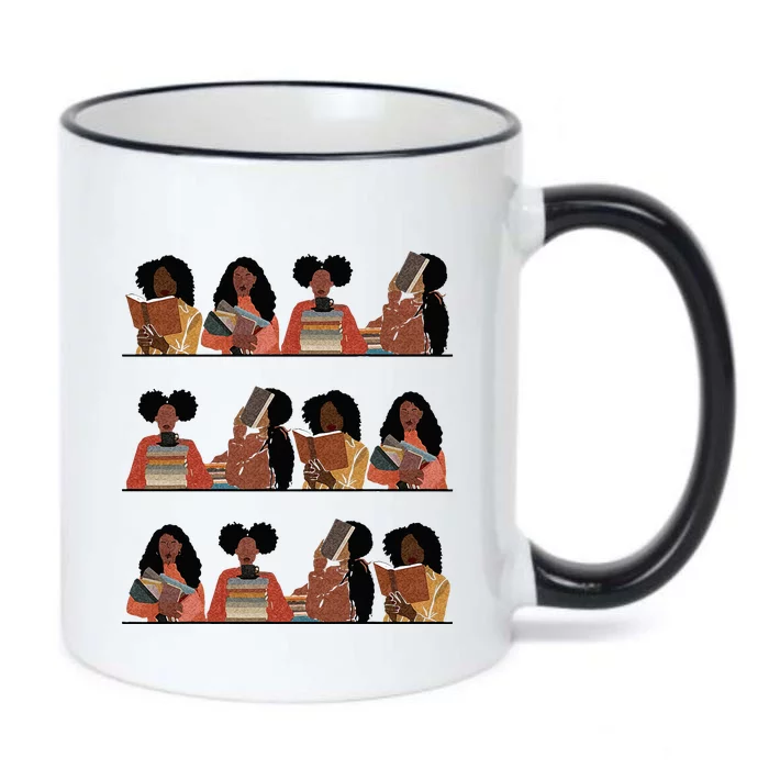 Pretty And Educated Black Women Read African American BHM Black Color Changing Mug