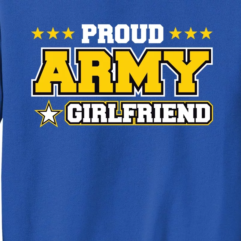 Proud Army Friend Us Military Friend Family Cool Gift Tall Sweatshirt