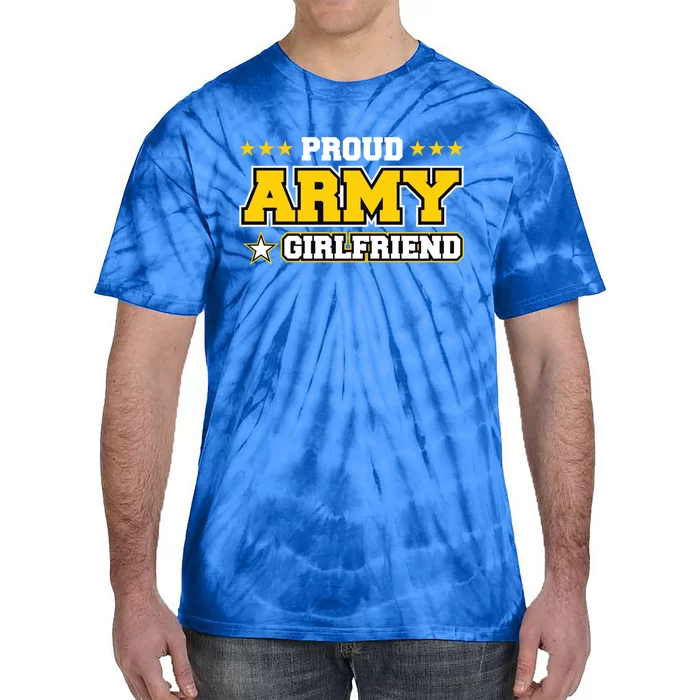 Proud Army Friend Us Military Friend Family Cool Gift Tie-Dye T-Shirt