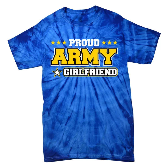 Proud Army Friend Us Military Friend Family Cool Gift Tie-Dye T-Shirt