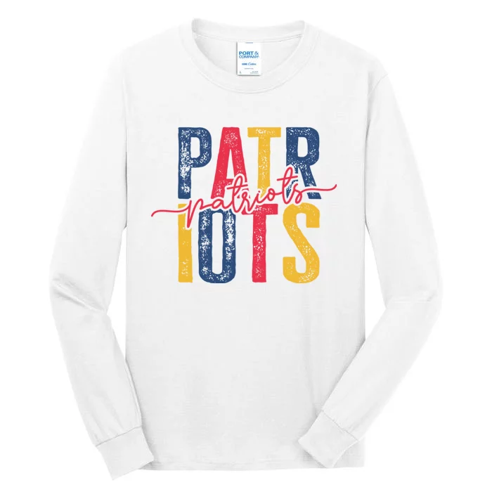 Patriots American Football Team Tall Long Sleeve T-Shirt